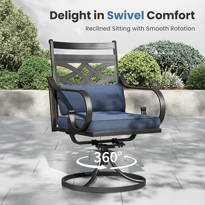PHI VILLA 9 Pieces Outdoor Dining Set - Image 7