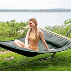 SUNCREAT Standing Hammock with 15 ft Stand, Hammocks - Image 2
