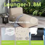 Outdoor Bean Bed Chair Sun Lounger, Outdoor Couch Sofa - Image 6