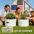 2x2x1.5ft-2pcs-Oval Raised Garden Bed Kit, Galvanized Planter Garden Boxes - Image 2