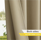 NICETOWN 2 Panels Outdoor Curtains Tab Top Extra Long Drapery - Image 6