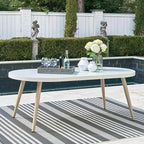 Signature Design by Ashley Seton Creek Casual Aluminum Outdoor Dining Table - Image 2