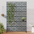 Casaphoria Metal Privacy Screen Outdoor, Drakgrey-Perilla by Casaphoria