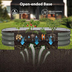 Raised Garden Bed Kit, Large Metal Raised Beds - Image 4