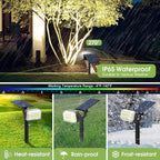 Solar Spot Lights Outdoor, 102 LED Solar Garden Yard Spotlight Waterproof - Image 5