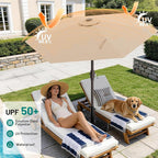 AreShark 7.5FT Patio Umbrella Table Market Umbrella - Image 4