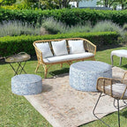 LVTXIII Outdoor Inflatable Ottoman Stool, Patio Water Repellent Footrest Stool - Image 6