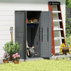 EHHLY Heavy Duty Tall Storage Cabinet Outdoor Weatherproof, 28 Cuft Garage - Image 7