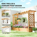 Outsunny Raised Garden Bed - Image 4