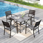 PHI VILLA 5 Pieces Outdoor Patio Dining Set by PHIVILLAThepioneerofcomfortablehouseholdsupplies