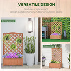 Outsunny Wooden Raised Garden Bed - Image 3