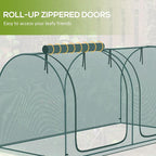 Outsunny 8' x 4' Crop Cage, Plant Protection Tent - Image 5