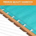 Lazy Daze Hammocks 11 FT Double Outside Hammock Quick Dry Olefin Fabric Hammock - Image 3