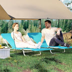 GYMAX Tanning Chair, 330lbs Capacity & Shoulder Strap, Portable Layout - Image 2