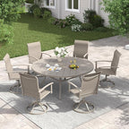 VICLLAX 53" Outdoor Round Patio Table - Image 2