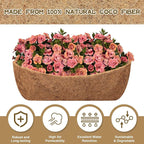 Riare 4 Pack 24 Inch Trough Coco Coir Liners - Image 3