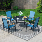 PHI VILLA 5 Pieces Patio Dining Set, Outdoor Furniture by PHIVILLAThepioneerofcomfortablehouseholdsupplies