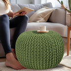COTTON CRAFT Round Dori Pouf - Image 2