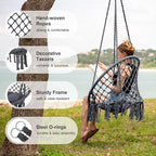 SUNCREAT Hammock Chair Hanging Macrame Swing - Image 4
