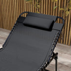 Outsunny 2 Piece Folding Chaise Lounge - Image 8