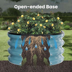 ZXZYHFTY Round Galvanized Raised Garden Bed kit, Round Large Metal Raised - Image 7