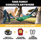 Wise Owl Outfitters Camping Hammock – 500lbs Portable Hammock - Image 3
