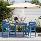 Anbuy Patio HDPE Dining Table Sets, Patio Dining Chairs Set of 2 by Anbuy