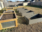 A ANLEOLIFE Set of 16, 18 Inch Tall Galvanized Raised Garden Beds Kit, - Image 4