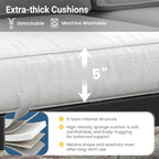 Wisteria Lane Patio Furniture Metal Armchair Set of 2, Metal Outdoor Chairs - Image 4