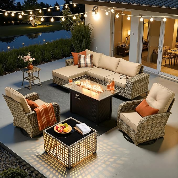 ovios 9-Piece Patio Furniture Set by OVIOS