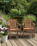 Set of 2 Weatherproof Patio Chairs - Image 8