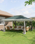 Canopy Tent 12x12 ft, Pop Up Gazebo One-Push Setup - Image 10