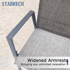 Outdoor Bar Stools Set of 2, Bar Height Chairs - Image 7