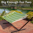 Sunnydaze Quilted Outdoor Hammock - Image 6
