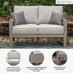 Signature Design by Ashley Hillside Barn Contemporary Nuvella Weather Resistant - Image 4
