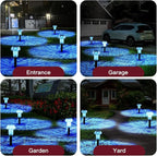 Easter Solar Pathway Lights Outdoor Decorative 4 Pack, Valentines Day Halloween - Image 6