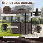 Grepatio 3 Piece Patio Bar and Grill Set, Grill Gazebo - Image 7