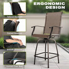 NUU GARDEN 5 Piece Patio Bar Set - Image 9