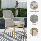 Signature Design by Ashley Seton Creek Cottage Nuvella Weather Resistant Fabric - Image 4