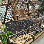 15 lbs Black Rocks for Planters, Polished Garden Stones for Outdoor Landscaping - Image 7