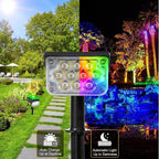T-SUNUS 8 Pack Solar Color Landscape Spotlights, IP65 Waterproof Solar Powered - Image 3
