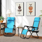 Yaheetech Zero Gravity Recliners Outdoor Adjustable Folding Reclining Lounge - Image 7