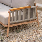 Acanva Modern All-Weather Aluminum Outdoor Patio Sofa - Image 10