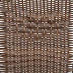 Flash Furniture Lila Medium Brown Rattan Indoor-Outdoor Restaurant Stack Chair - Image 14