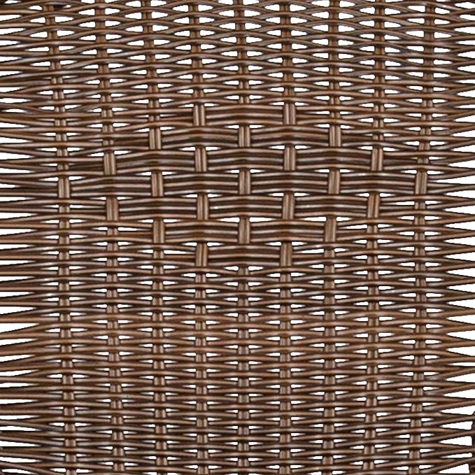 Flash Furniture Lila Medium Brown Rattan Indoor-Outdoor Restaurant Stack Chair - Image 14