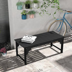 Outsunny Wooden Garden Bench, Outdoor Park Bench - Image 2