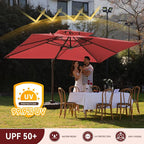 10 X 13 FT Cantilever Outdoor Patio Umbrella - Image 5