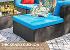Devoko 5 Pieces Patio Furniture Sets All Weather Outdoor Sectional Patio Sofa - Image 3