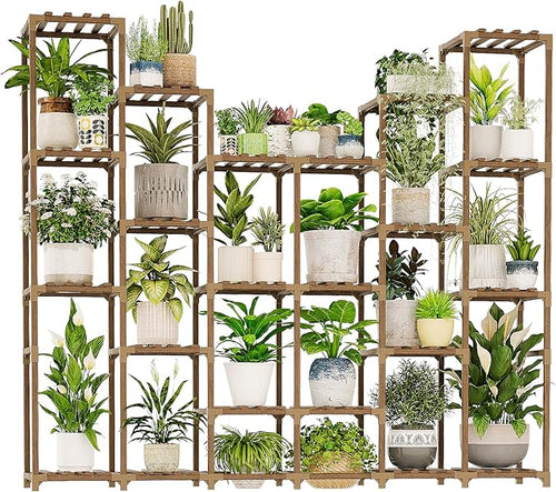 22 Tiers Plant Shelf for Plants Large Indoor Plant Stand Plant Rack Extra Large by Gentingbro