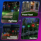 GIGALUMI Solar Garden Lights, 6 Pack Solar Butterfly Lights Decoration - Image 3